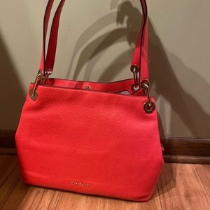 Michael Kors Raven Purse Coral